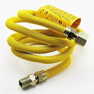 GAS CON 5/8 1/2M X 1/2 F36 COATED SS - 525029