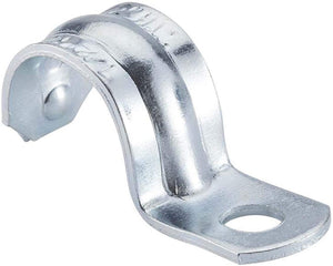 CONDUIT STAPS 2" 1HOLE THINWALL(same as 7453...5686) - 624179