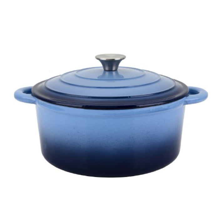 CAST IRON POT 24.5CM W/ S/STEEL KNOB - 643700259769