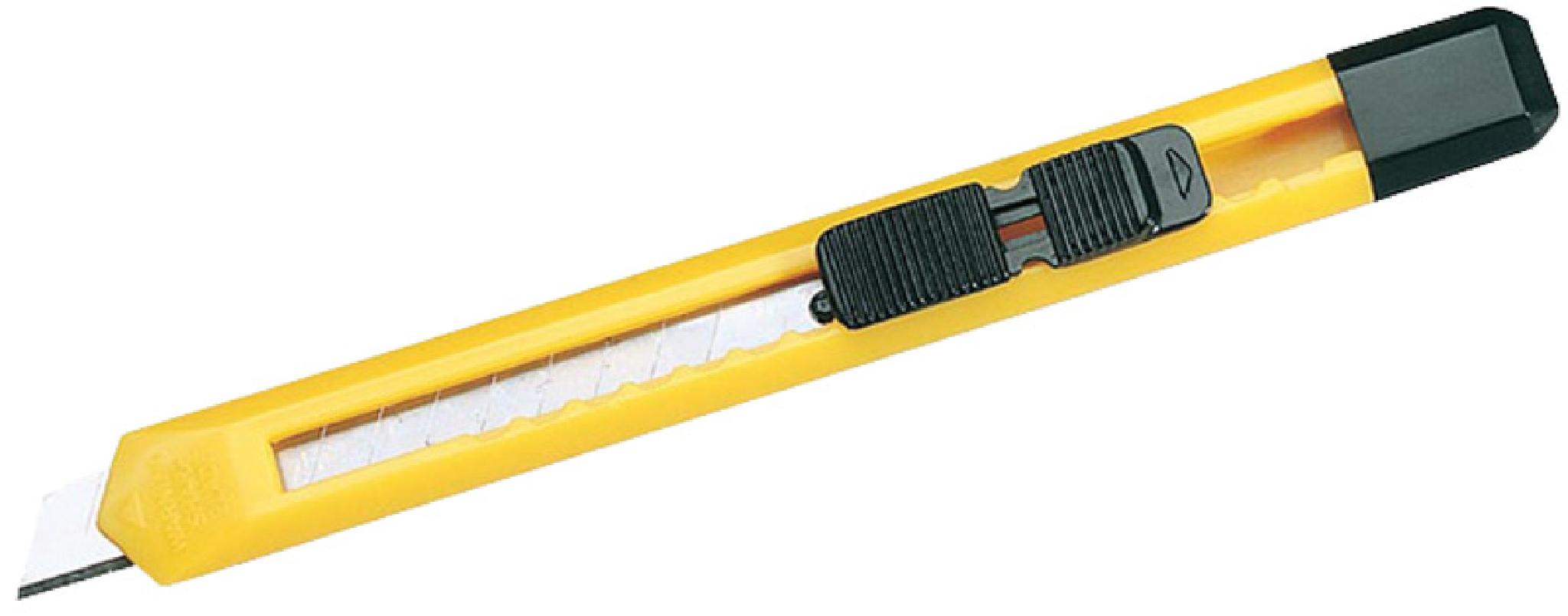 RETRACTABLE KNIFE 9MM PLASTIC - 660731201062