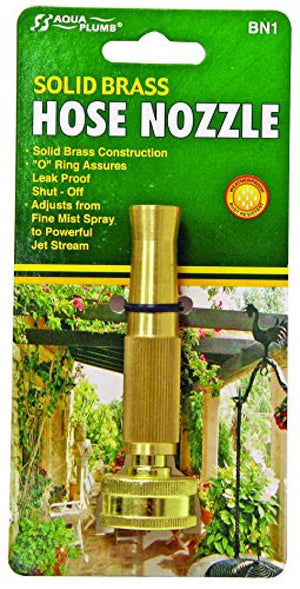 HOSE NOZZLE 4" BRASS - 660731303384