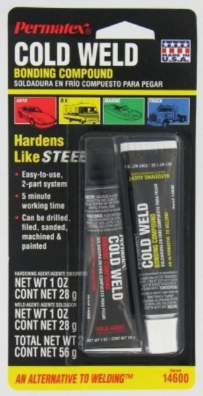 COLD WELD BOND COMPOUND 2.2OZ PERMATEX - 686226146007