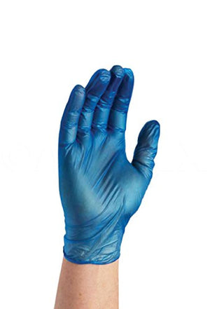 GLOVES  DISPOSABLE BLUE SMALL 50PAIRS - 697383946904