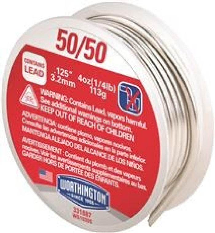 SOLDER WIRE 50/50 1/4" 4OZ LENOX - 716447102688