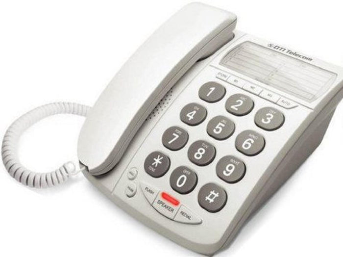 PHONE BIG BUTTON /SPEAKER PHONE #DTP210WHT - 736211673664