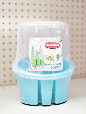 CUTLERY HOLDER W/COVER - 7441033506627