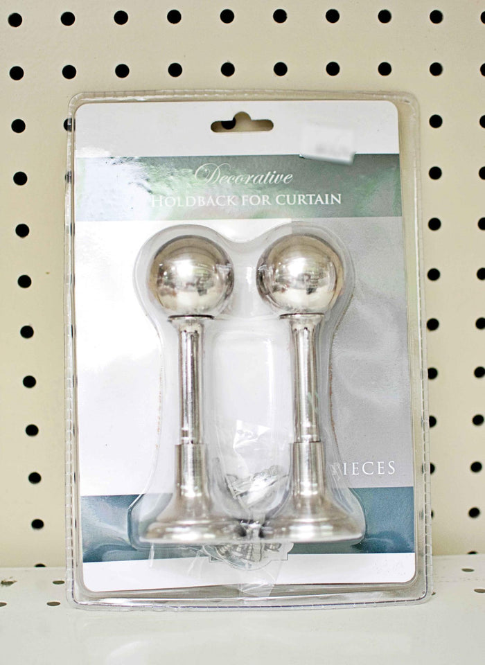 CURTAIN ACCESSORY FINIAL 9.5CM 2PC BRASS - 7450026357122