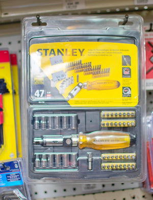 RATCHET SCREWDRIVER SET 47PCS - 747752687362