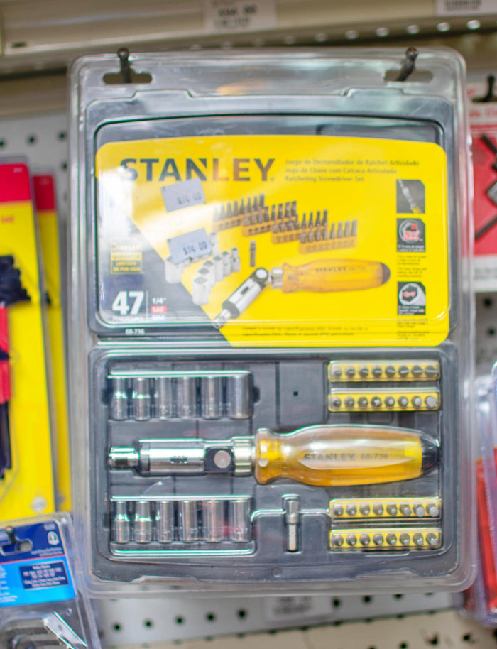 RATCHET SCREWDRIVER SET 47PCS - 747752687362