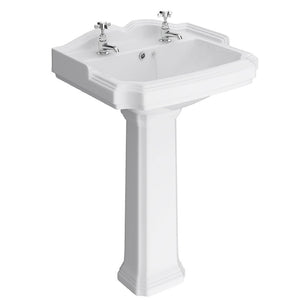 SINK PEDESTALL LAVATORY 4" SET  OXFORD WHITE - 7500051050526