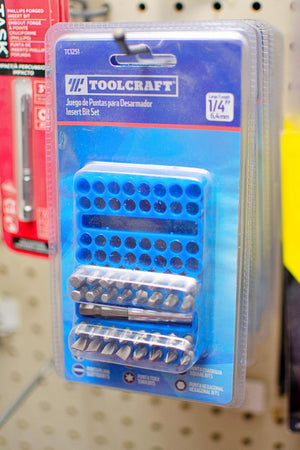 SCREWDRIVER INSERT BITS SET 33PCS - 7501892895994