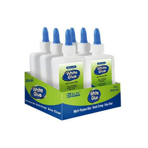 GLUE WHITE 225ML MULTI PURP. #2013 BAZIC - 764608020135