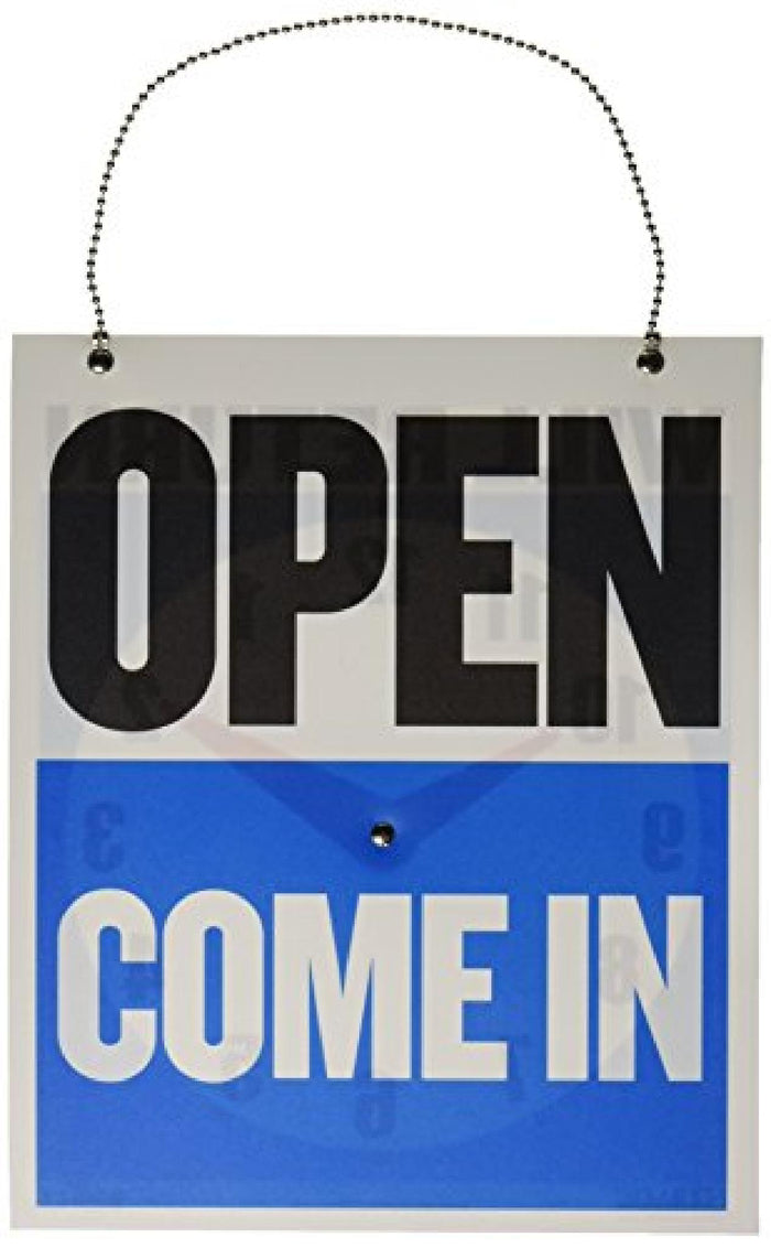 OPEN COME IN / WILL RETURN SIGNS (ER) - 764608043981