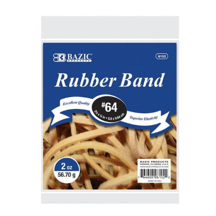 RUBBER BANDS #64 2OZ - 764608061022