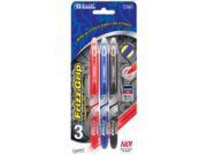 ERASABLE GEL PEN W/ GRIP ASSORTED - 764608170656