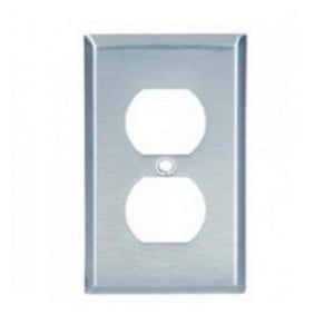 PLUG PLATE DUPLEX S/S - 771711457116