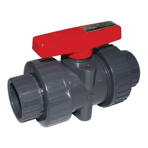 BALLVALVE 2" PVC GREY EPDM TRUE UNION #FNW340NAEK - 781889370438