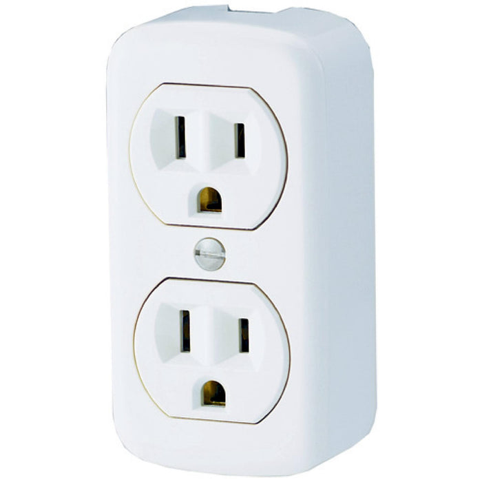 SURFACE RECEPTACLE WHITE - 78W-BOX