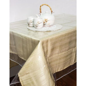 TABLECLOTH PROTECTOR CLEAR 60"X120" OBLONG - 815634053113