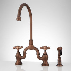 KITCHEN TAP BRASS CP CROSS - 842851004413