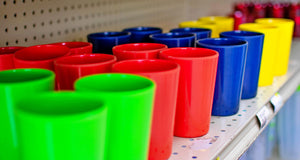 TUMBLER 12OZ ASSORTED COLOUR MELAMINE - 9326265175880