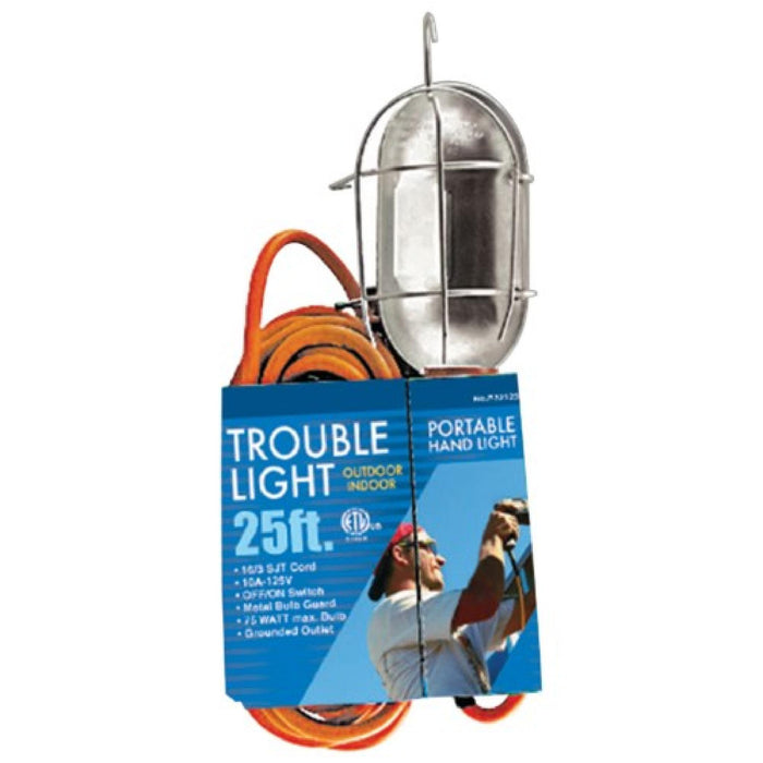 TROUBLE LIGHT METAL 25" CORD 110V - A005
