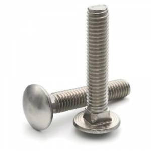 CARRIAGE BOLT GR 2 ZINC 1/4-20 X 1" - CB04-01.00