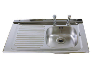 SINK S/STEEL 39 X 19 LH 100X50CM - CXP6600