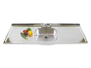 STAINLESS STEEL SINK SBDD 150X50CM - CXP6602