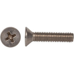 SCREW  1/4-20 X 3/4" MACHINE FLAT COUNTERSINK - FPM04-0.75