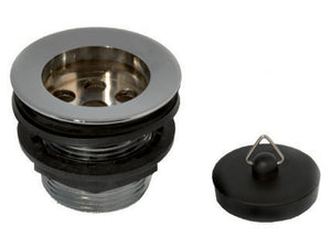 BASIN WASTE {CXP5374} 1-1/2"X1-1/2" UNSLOTTED - UH272