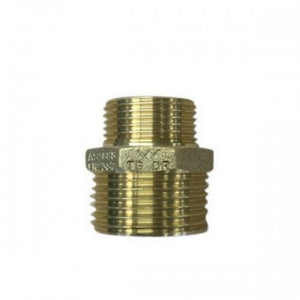 NIPPLE 1/2" X 10MM BRASS - UH5592